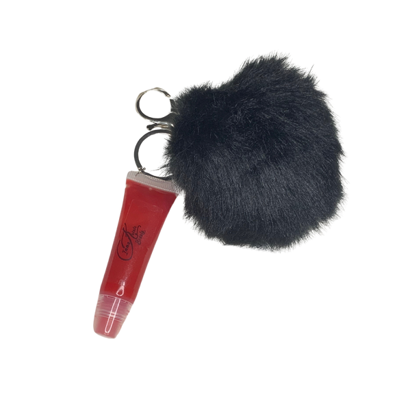 Pom Pom Lipgloss Keychain